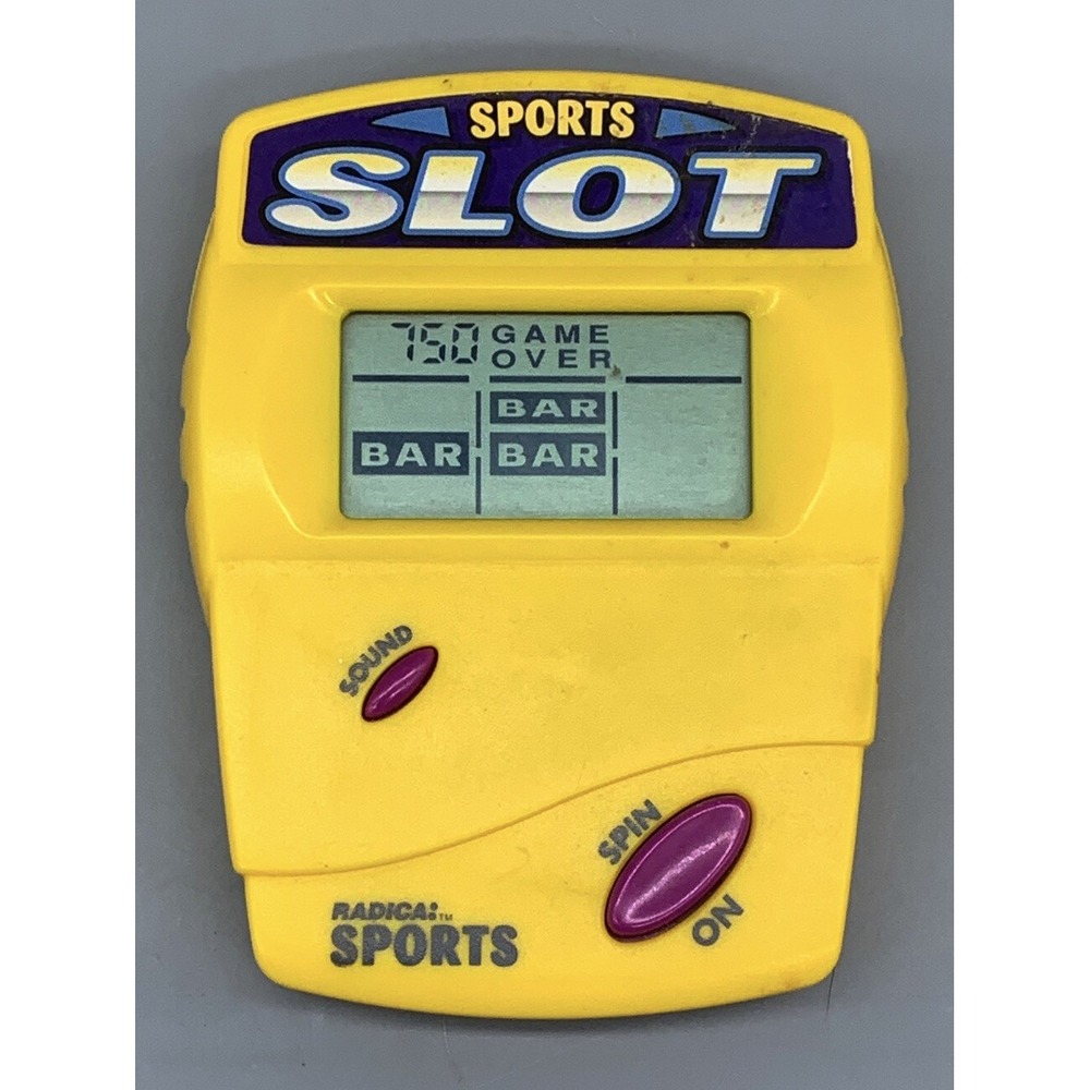 Vintage Radica: Sports Slot Handheld Electronic Game Tested Works Radica 3470